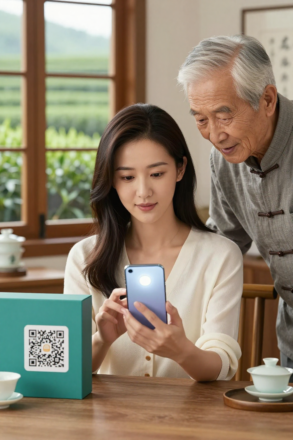 阿凤姐开免提，文师傅讲溯源二维码