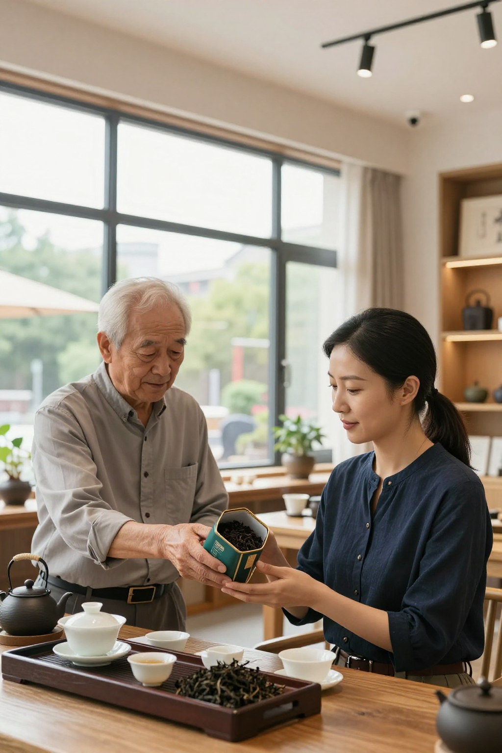 文师傅传锡罐给阿凤姐