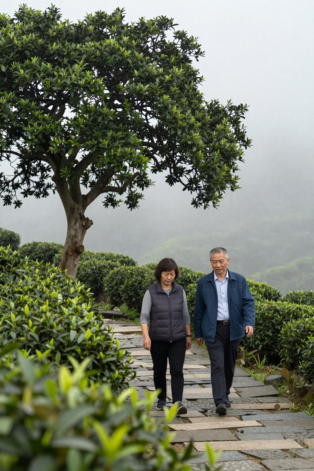 凤凰镇乌岽顶老丛蜜兰香茶园