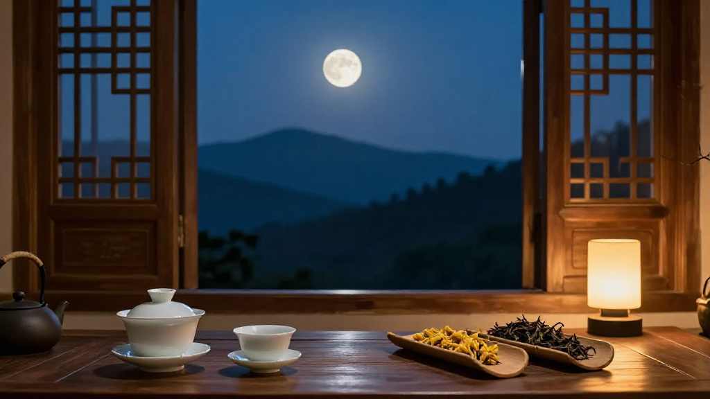 凤凰镇中秋前夜 月亮爬上乌岽顶