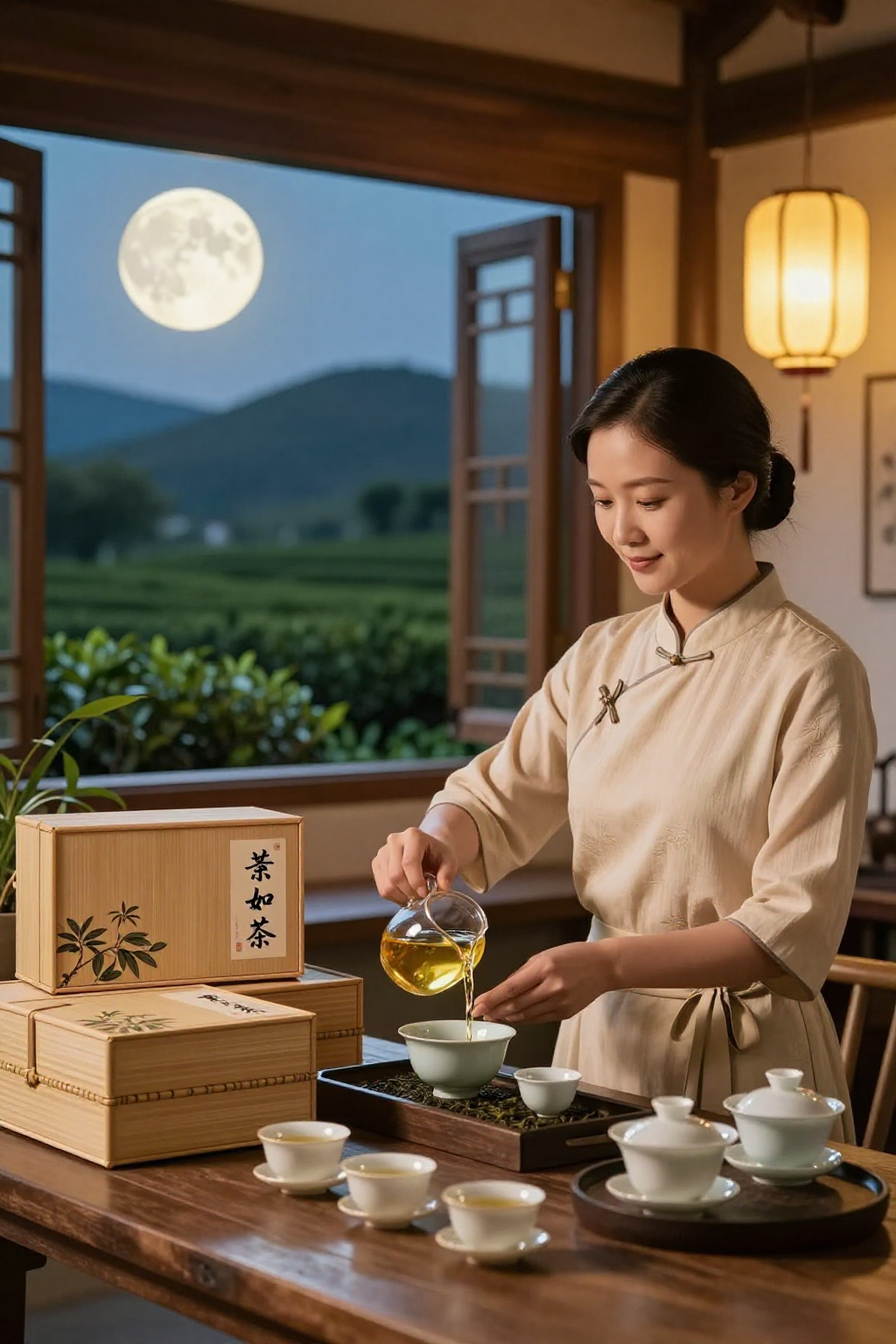 中秋前夜凤凰镇茶亭阿凤姐奉黄枝香