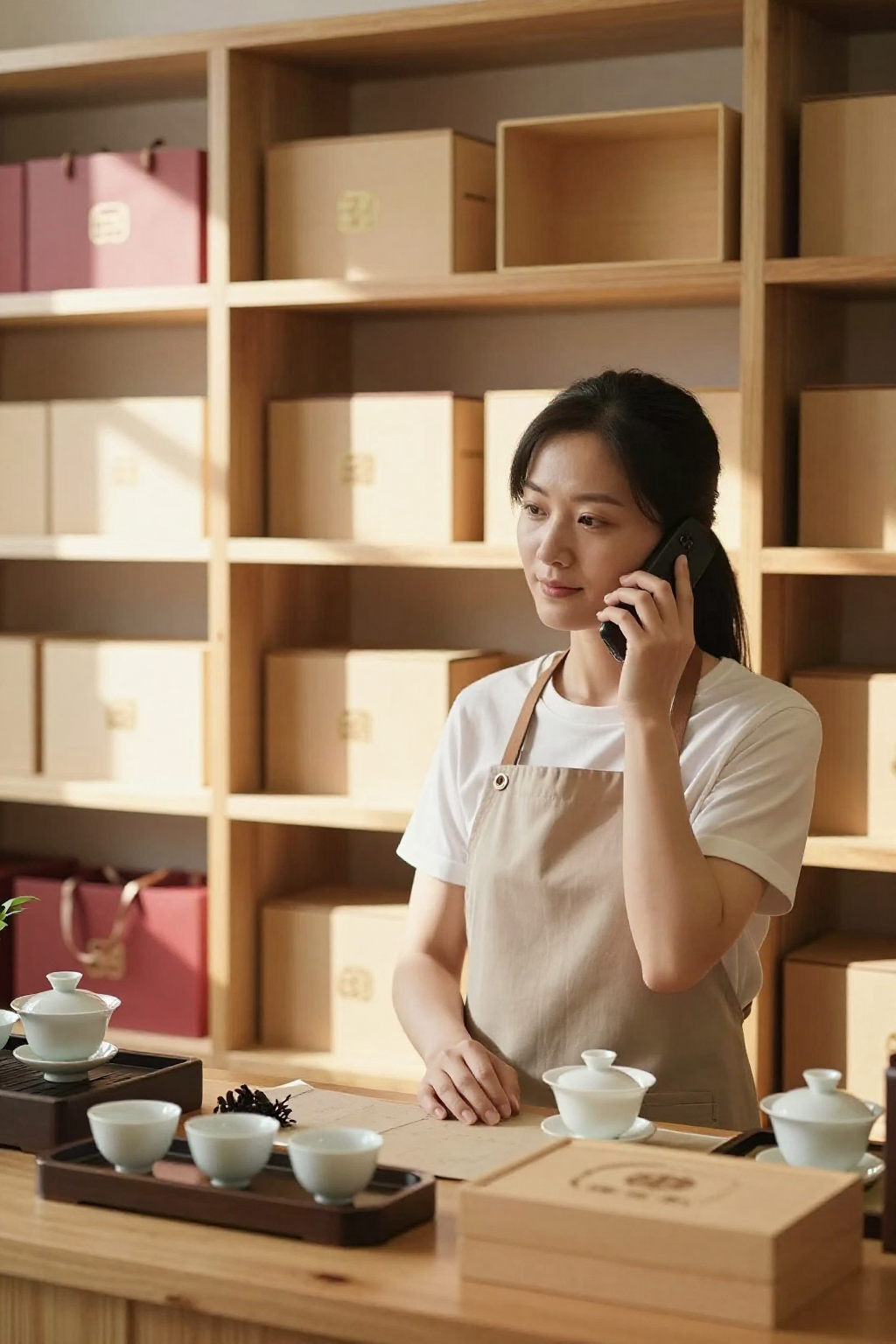 中秋后那通电话阿凤姐茶叶店
