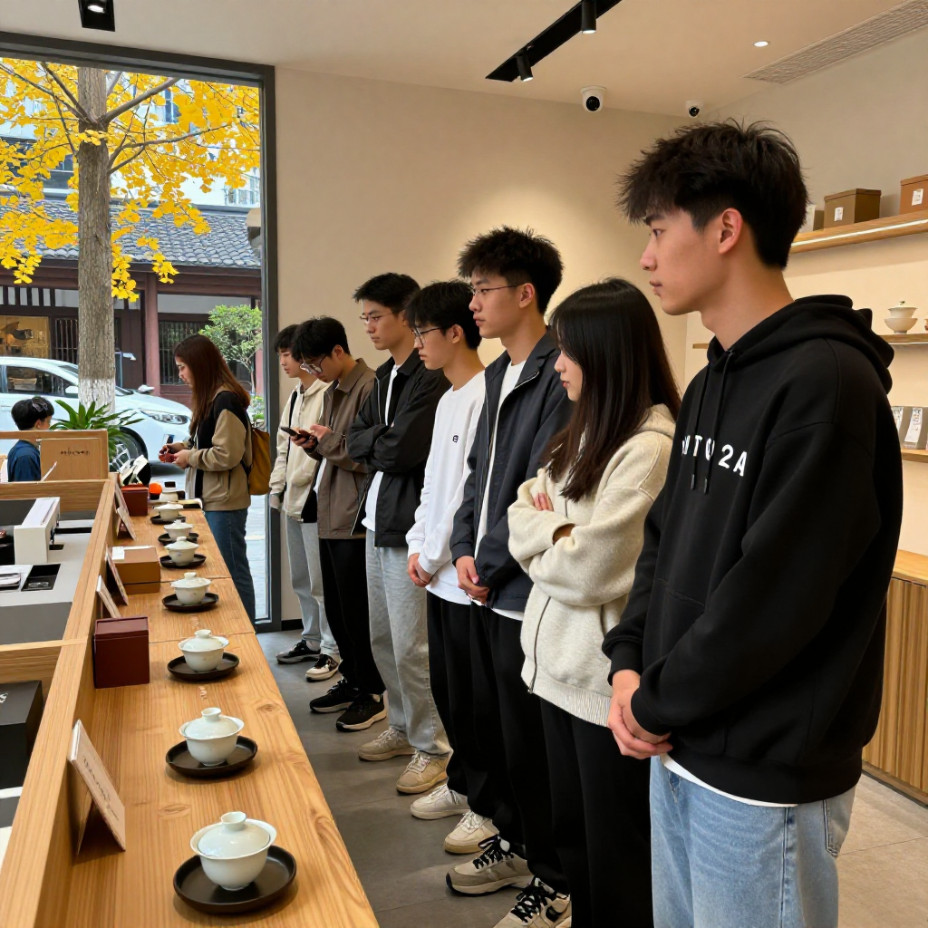 年轻人涌进原叶茶