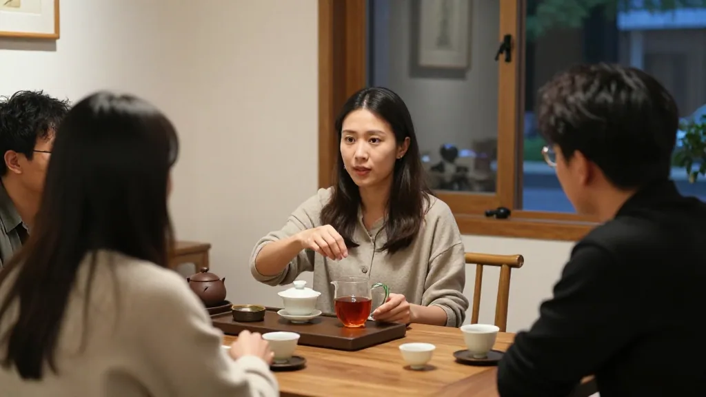 茶汤红亮清透，第四泡见喉韵